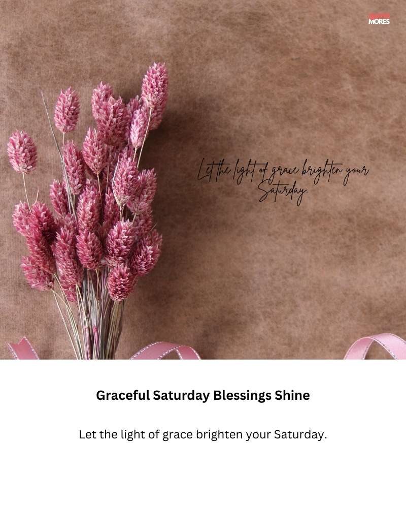 Graceful Saturday Blessings Shine