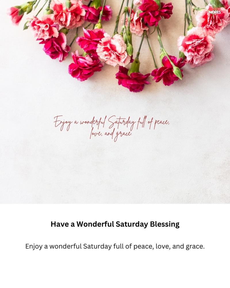 Have a Wonderful Saturday Blessing