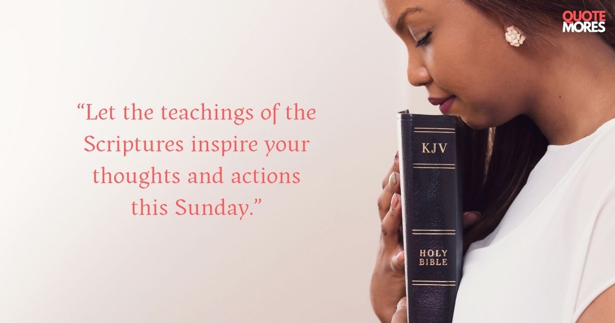 Bible Inspirational Sunday Morning Blessings