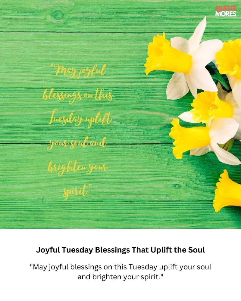 Joyful Tuesday Blessings That Uplift the Soul