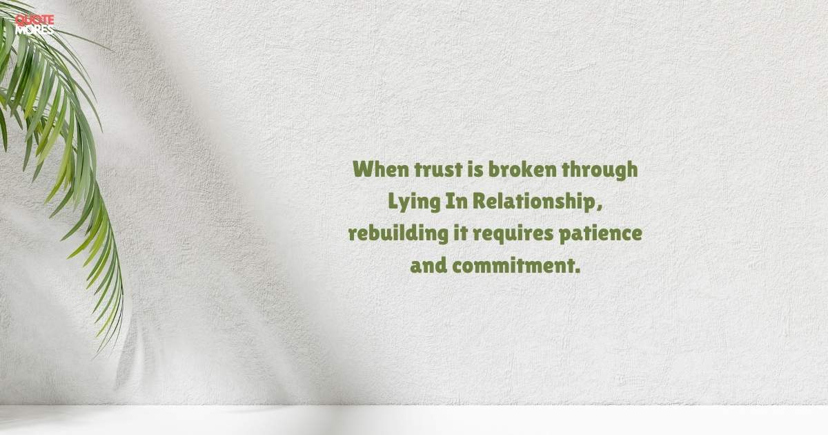 Lying In Relationship 