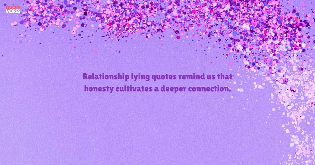 Lying In Relationship