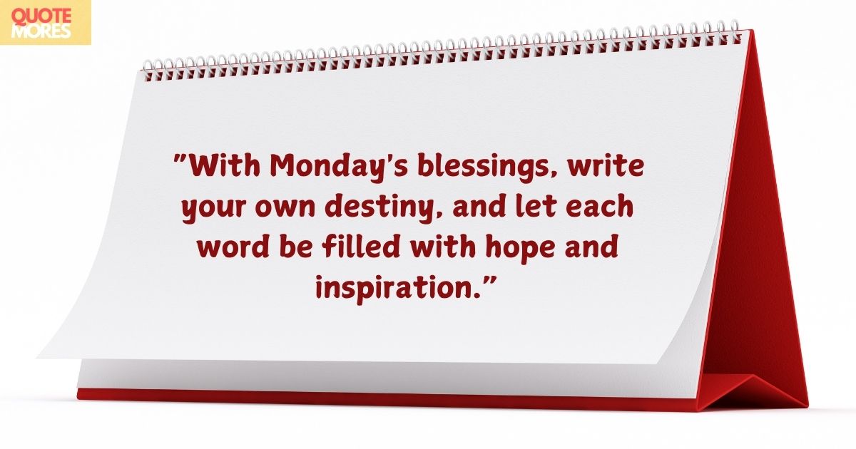 Monday New Week Blessings