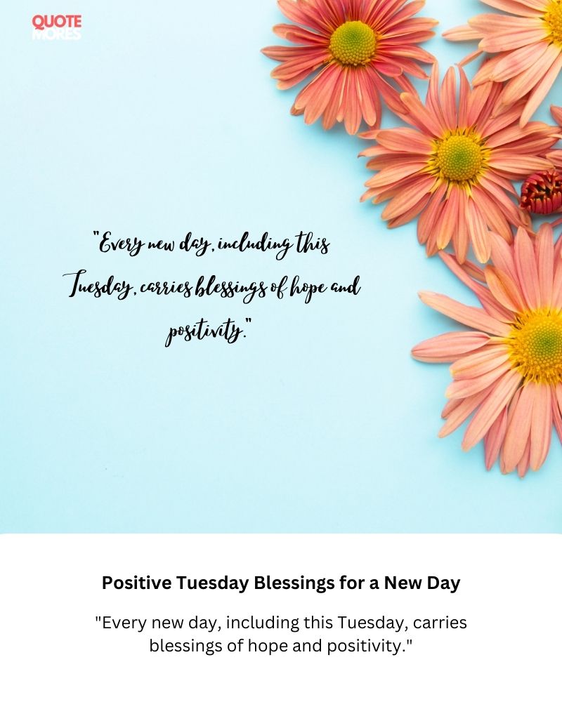 Positive Tuesday Blessings for a New Day