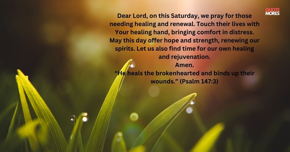 Prayer for Healing and Renewal