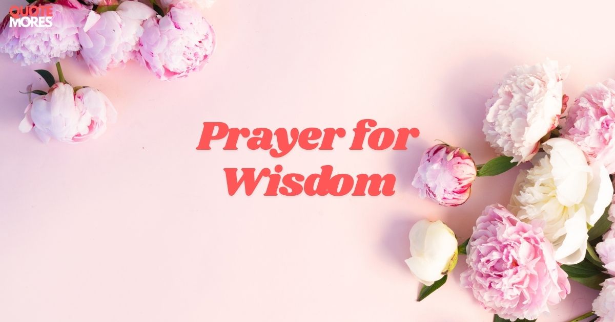 Prayer for Wisdom