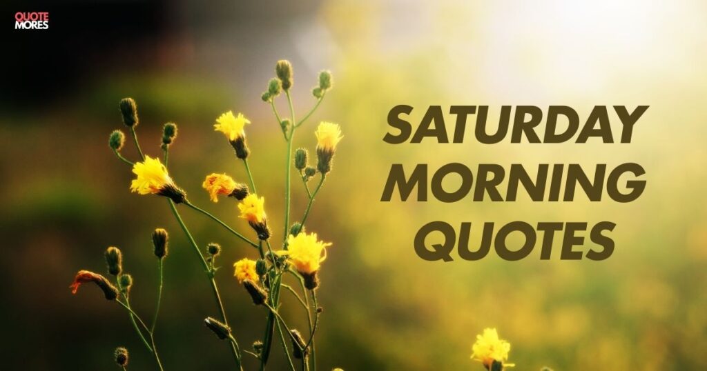 Saturday Morning Quotes