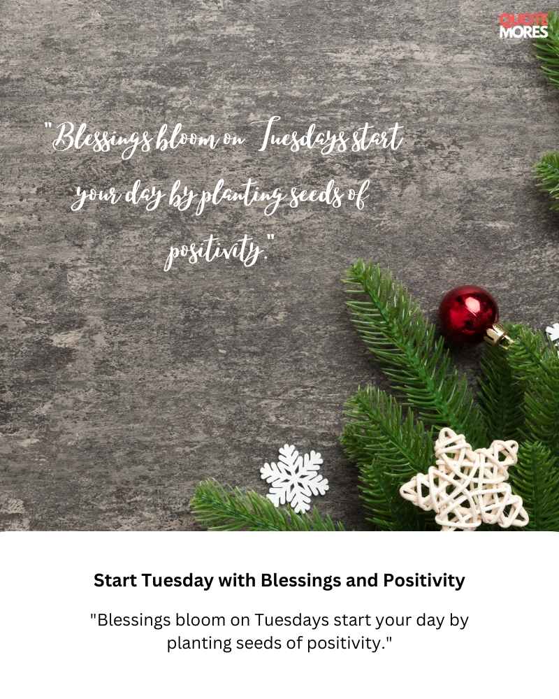 Start Tuesday with Blessings and Positivity