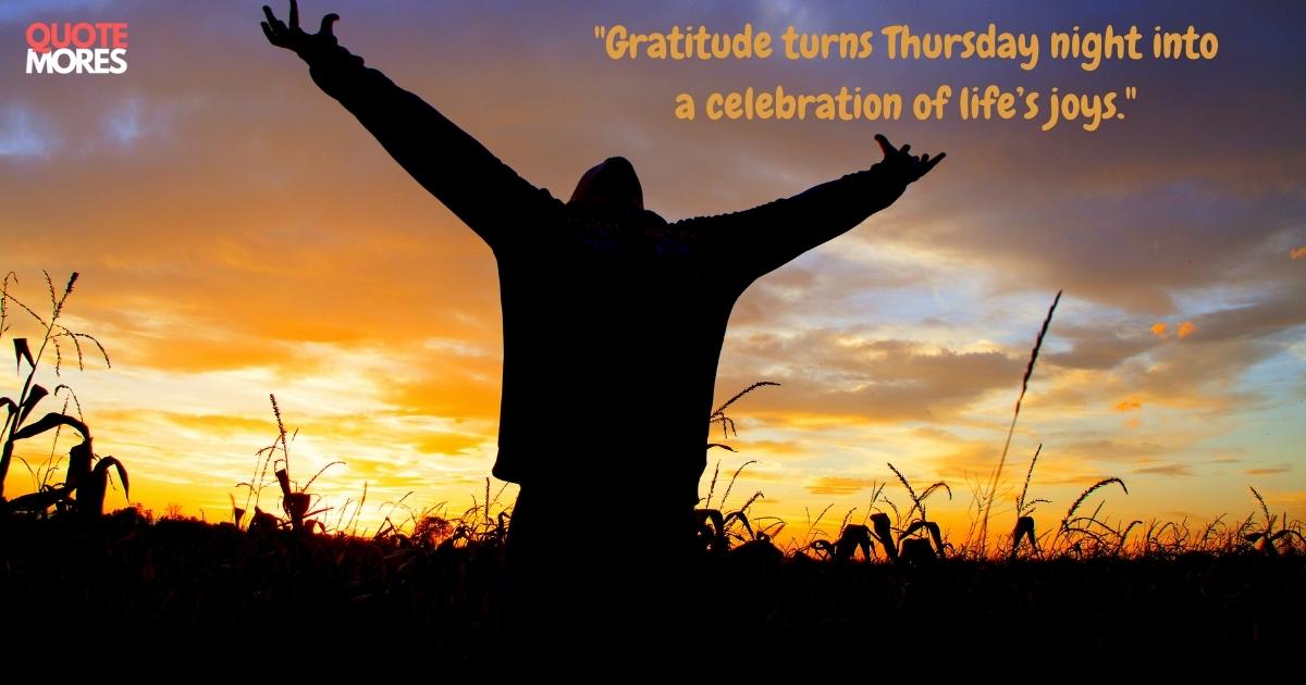 Thursday Night Gratitude