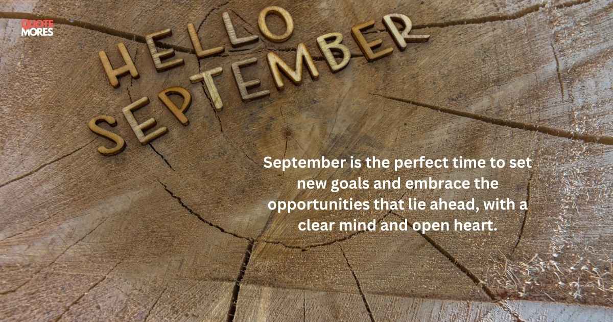 Motivational September Quotes