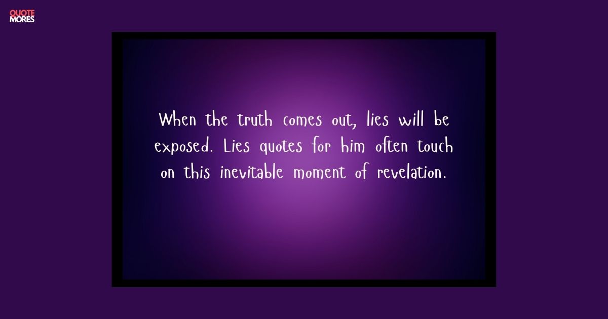 Quotes About Lying In Relationship 