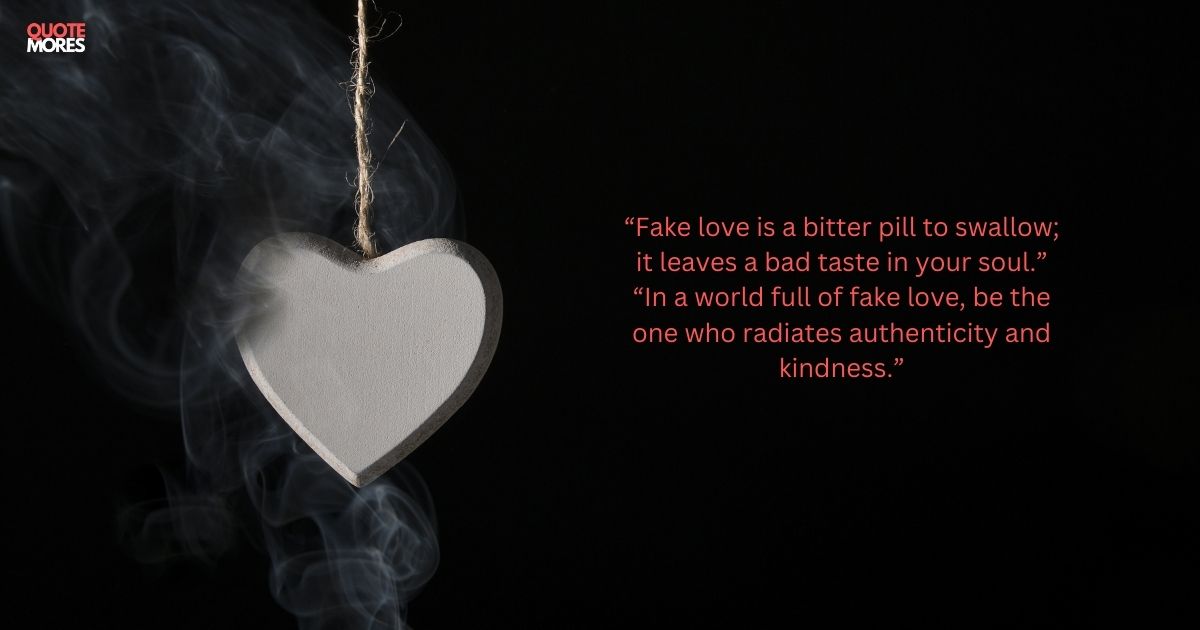 fake love quotes