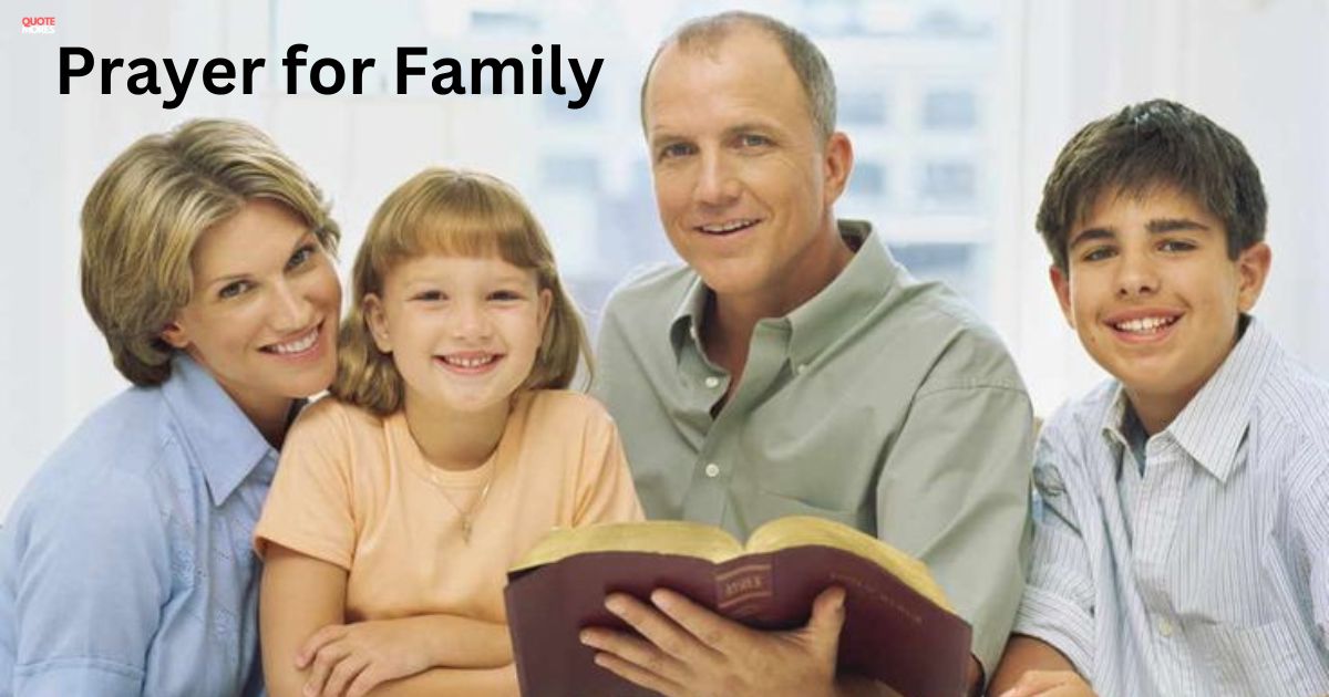Powerful Prayer for Family Unity With Bible Verses